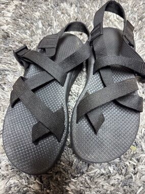 Chaco Women's Black Adjustable Strap Sandals
